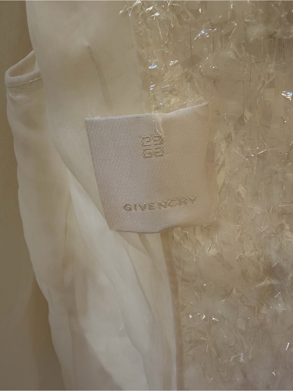 Givenchy Iridescent White Fringe Jacket - Picture 12 of 16